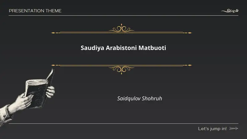 Saudiya Arabistoni Matbuoti
