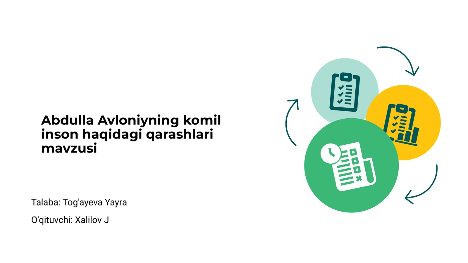 Abdulla Avloniyning komil inson haqidagi qarashlari