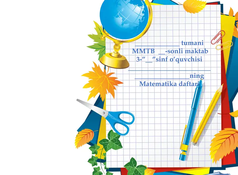 Daftar betliklari boshlang'ich sinflar uchun
