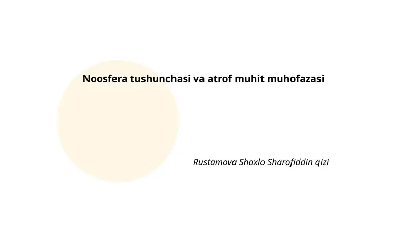 Rustamova Shaxlo Sharofiddin qizi