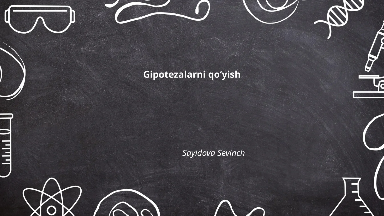 Gipotezalarni qoʻyish