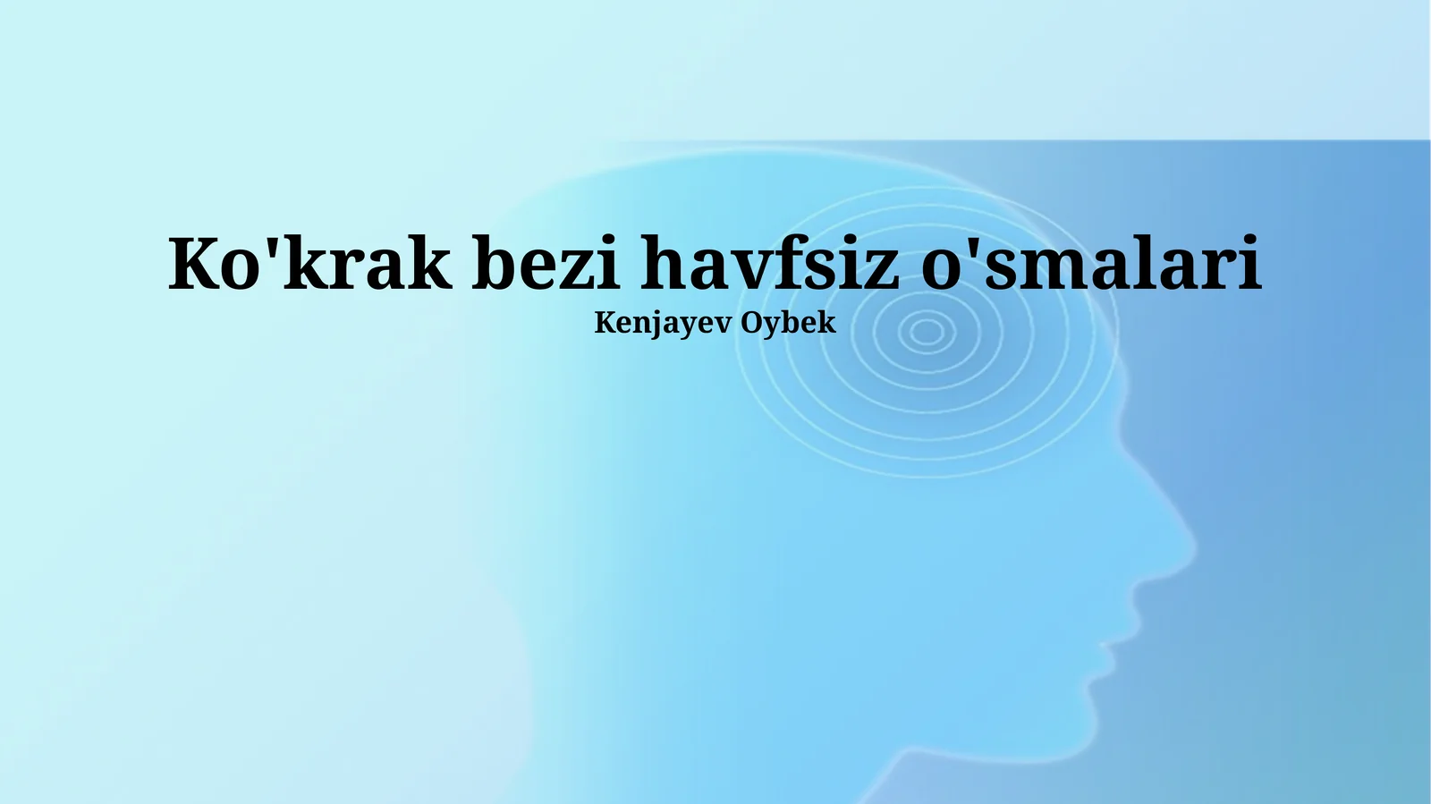 Ko'krak bezi havfsiz o'smalari