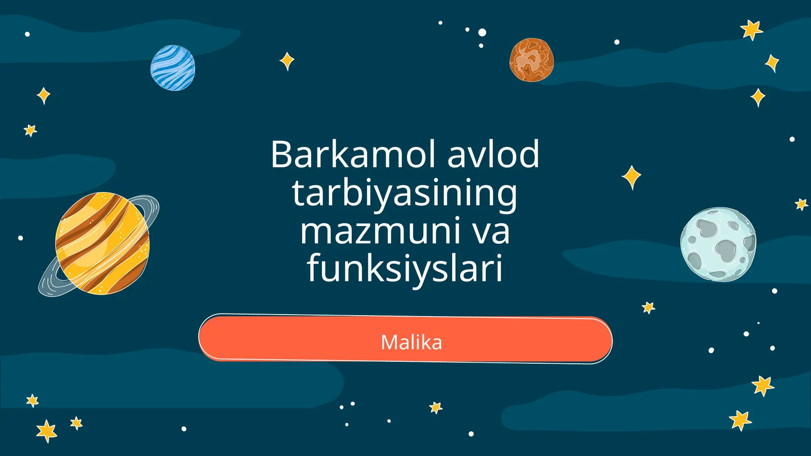 Barkamol avlod tarbiyasining mazmuni va funksiyslari