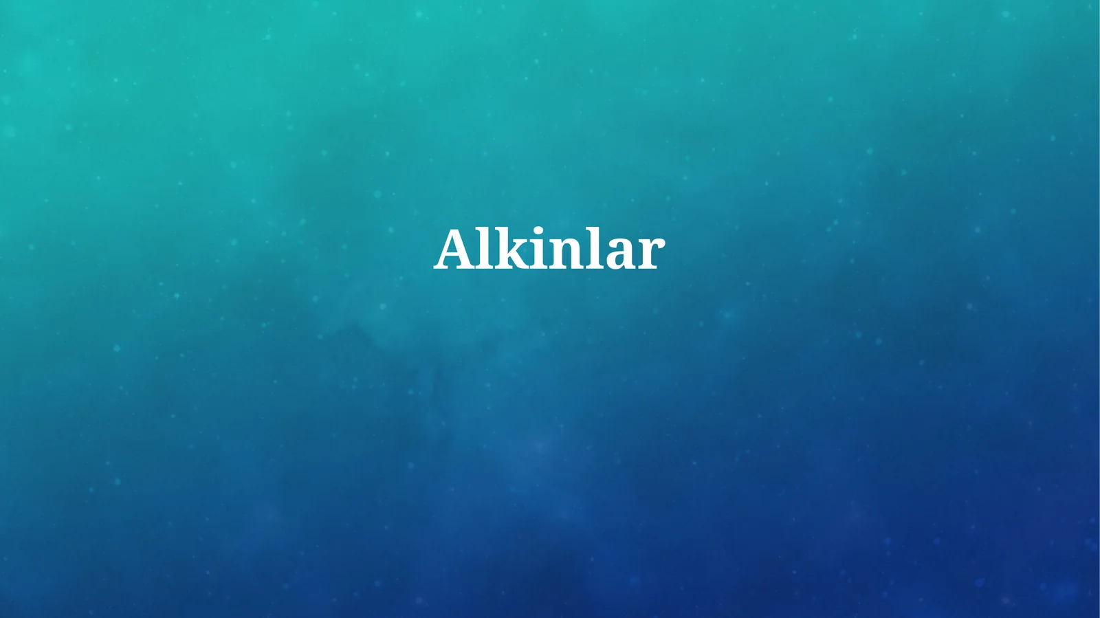 Alkinlar
