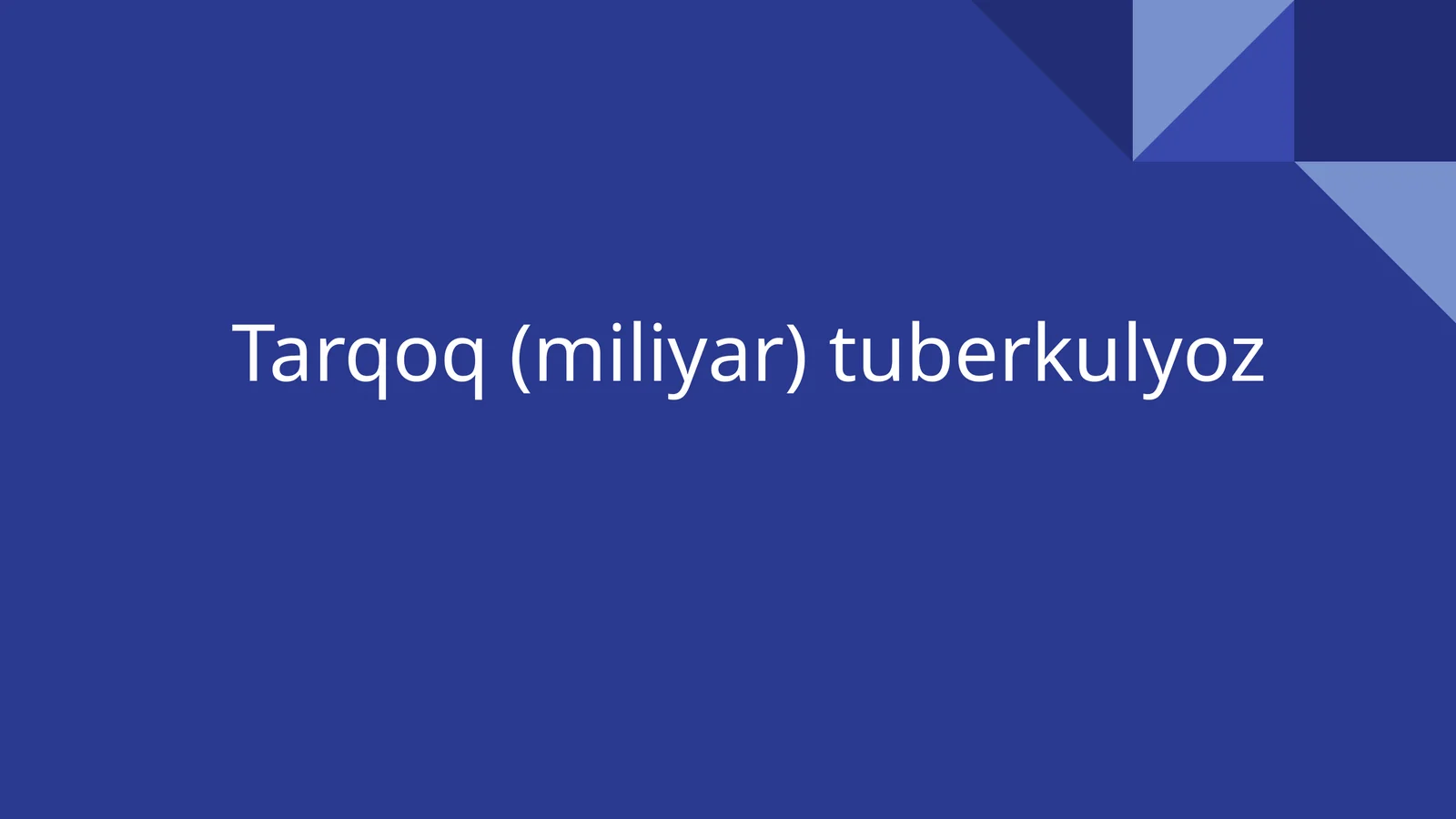 Tarqoq (miliyar) tuberkulyoz