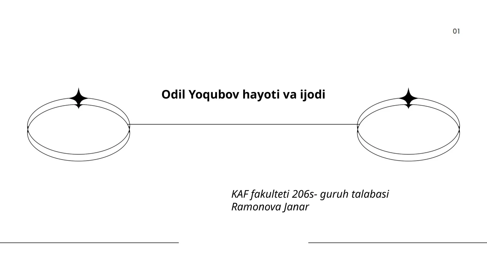 Odil Yoqubov hayoti va ijodi