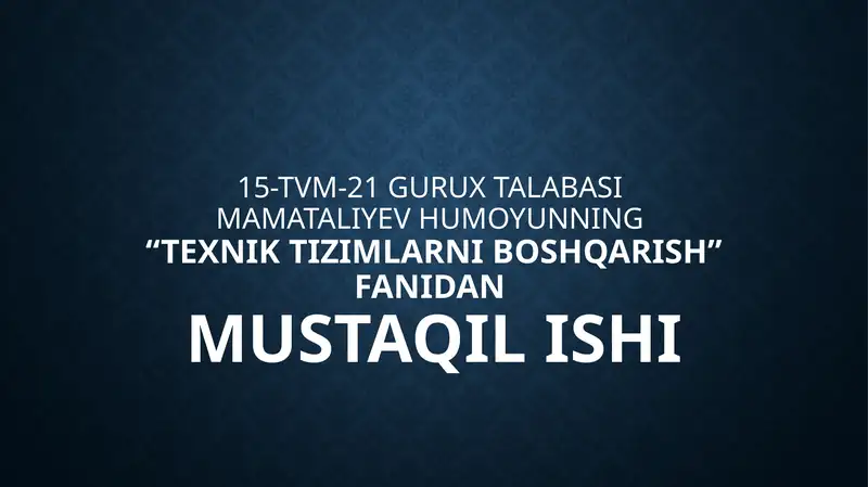 Texnik Xizmat Ko'rsatish (TXK-1,TXK-2) Mintaqalarini Tashkiliy Tarkibi, Ishlarini Tashkil Etish, Qo'llaniladigan Jixozlar