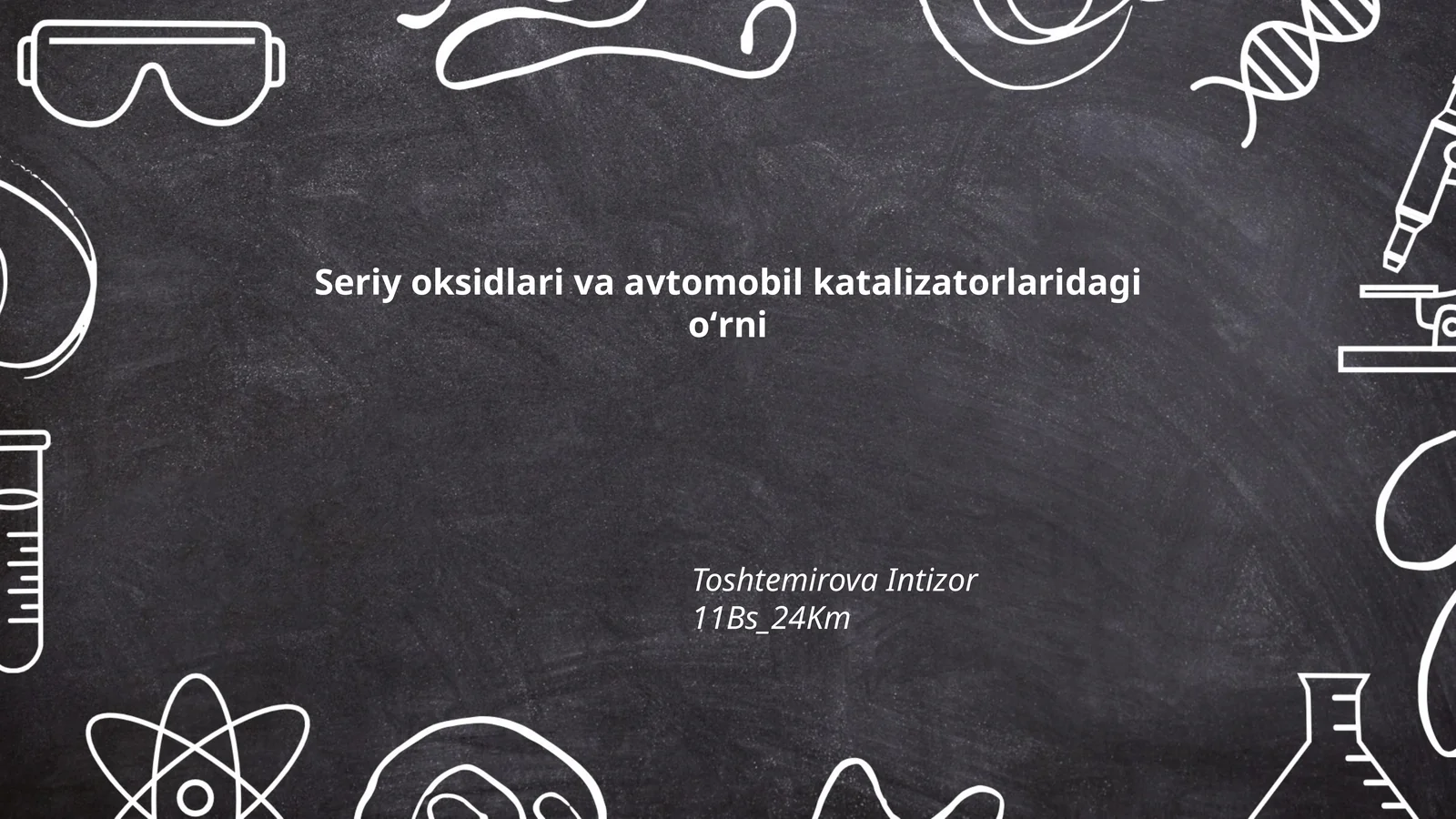 Seriy oksidlari va avtomobil katalizatorlaridagi oʻrni