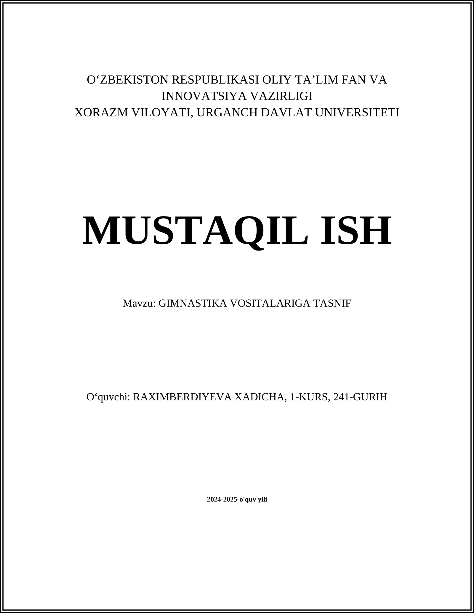 Turnik (Pull-up bar)