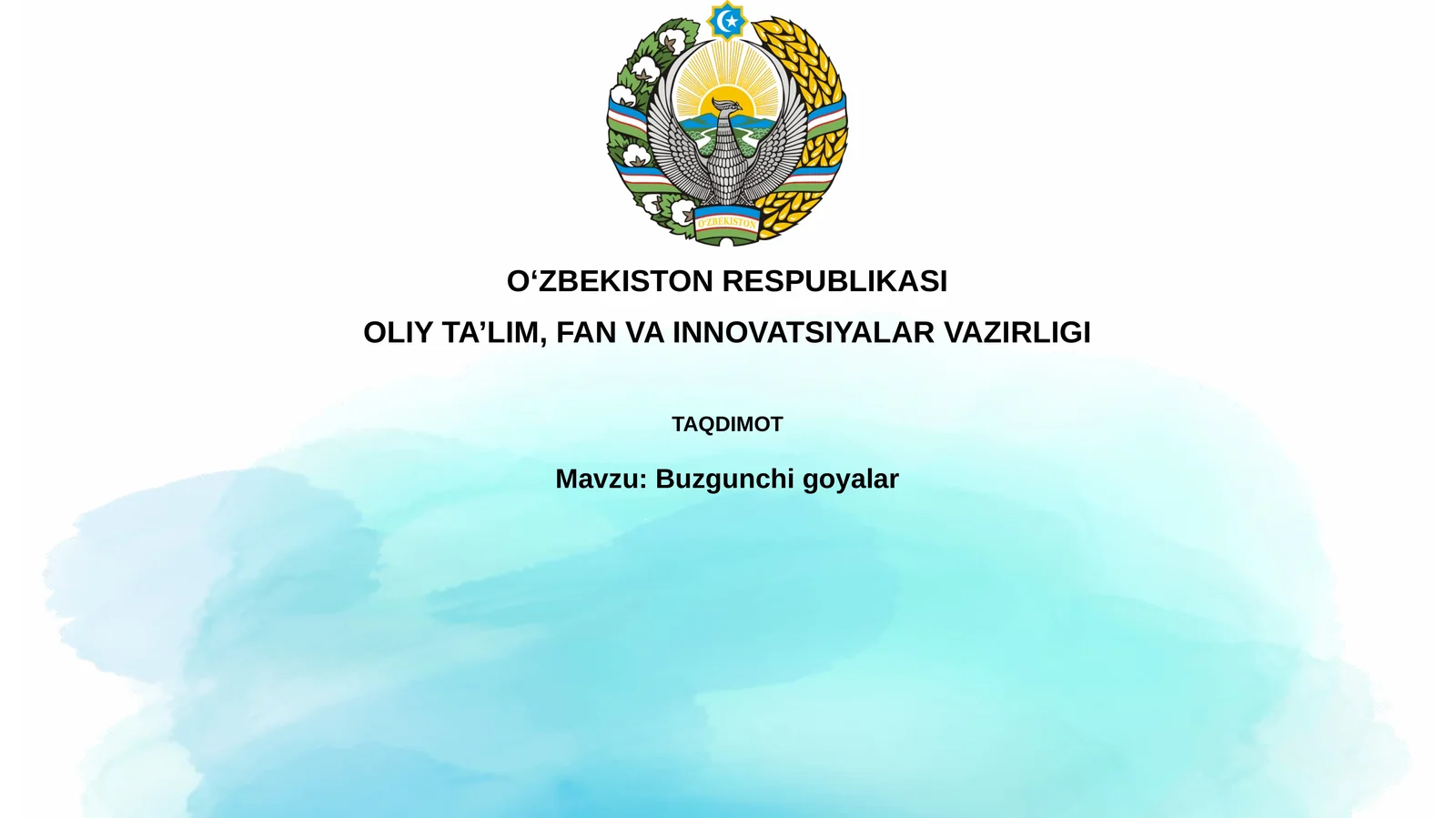 Aysberg g'oyalari: asosiy mohiyat va vizualizatsiya