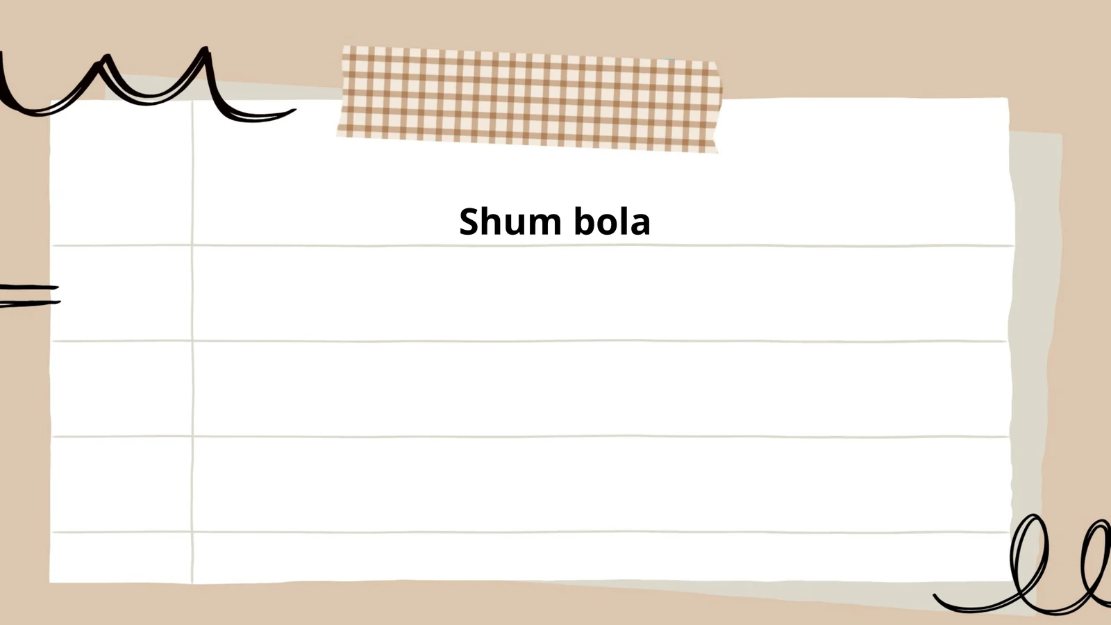 Shum bola