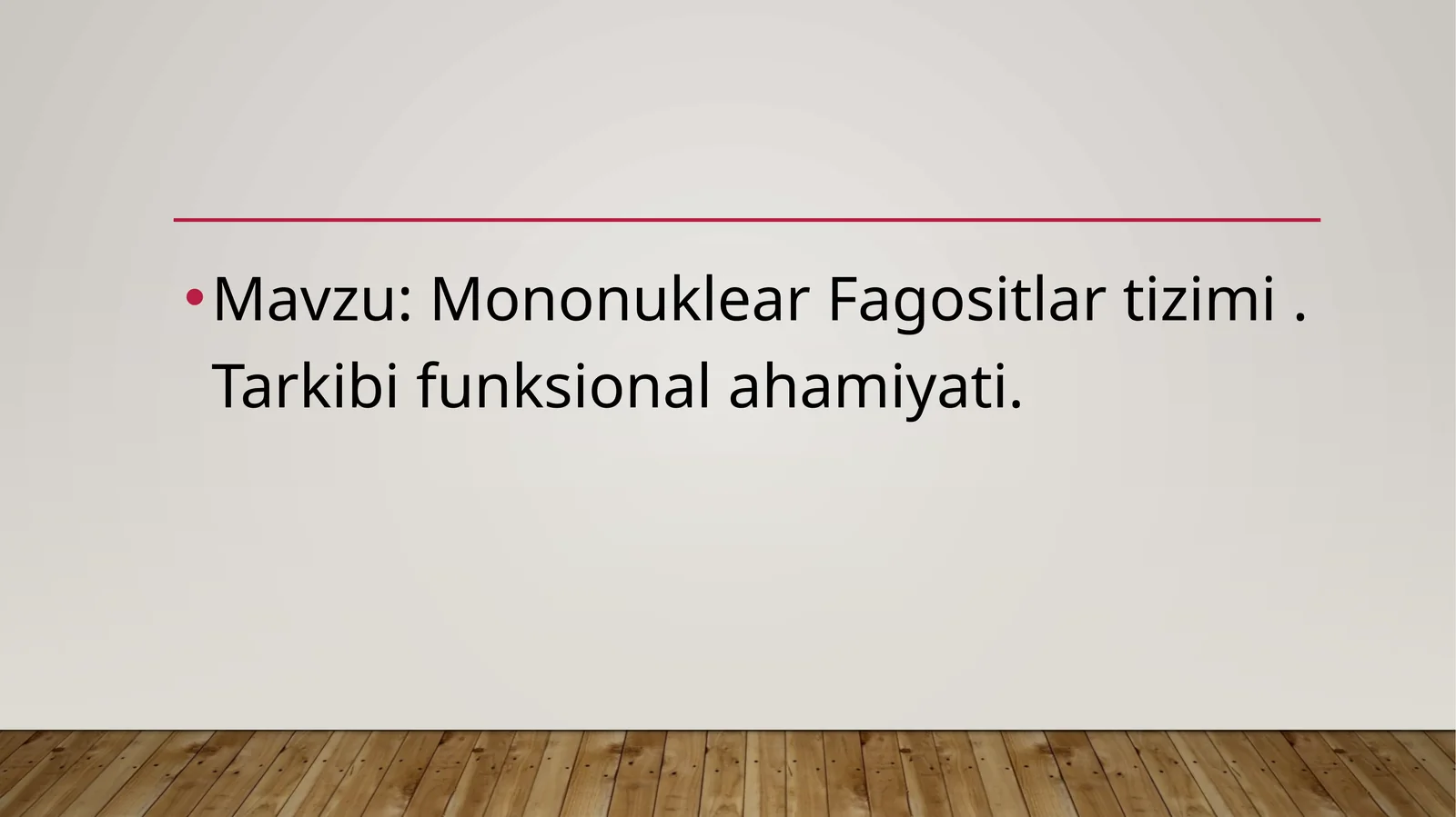 Mononuklear Fagositlar tizimi