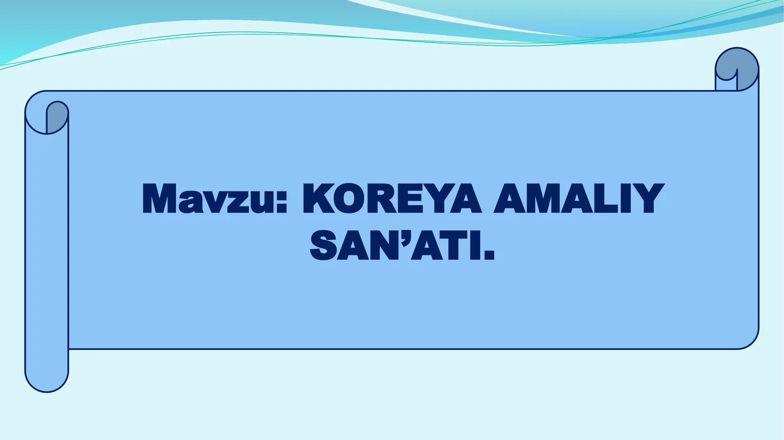 KOREYA AMALIY SAN’ATI