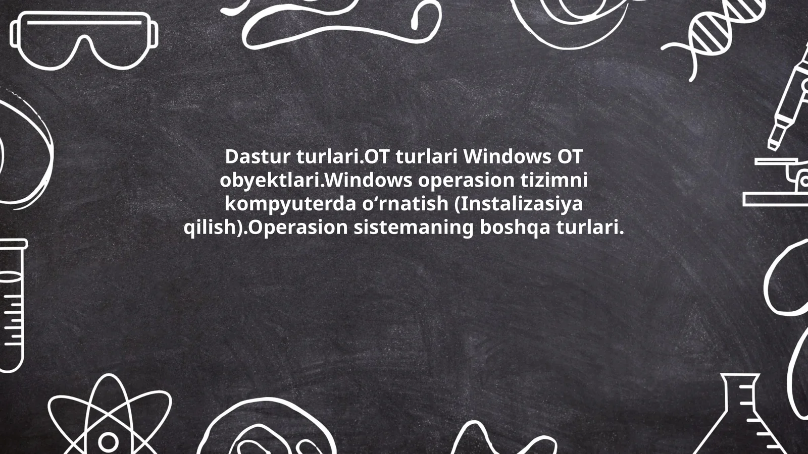 Dasturiy ta'minot turlari