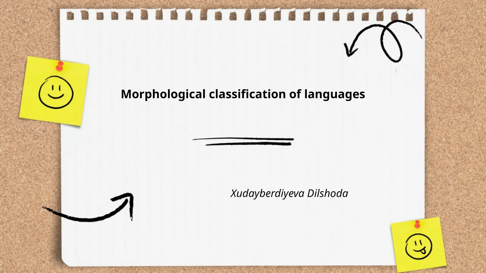 Morphological classification of languages
