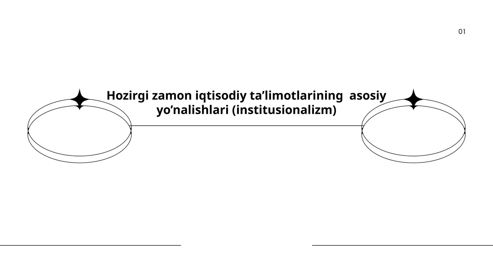 Hozirgi zamon iqtisodiy ta’limotlarining asosiy yo’nalishlari (institusionalizm)