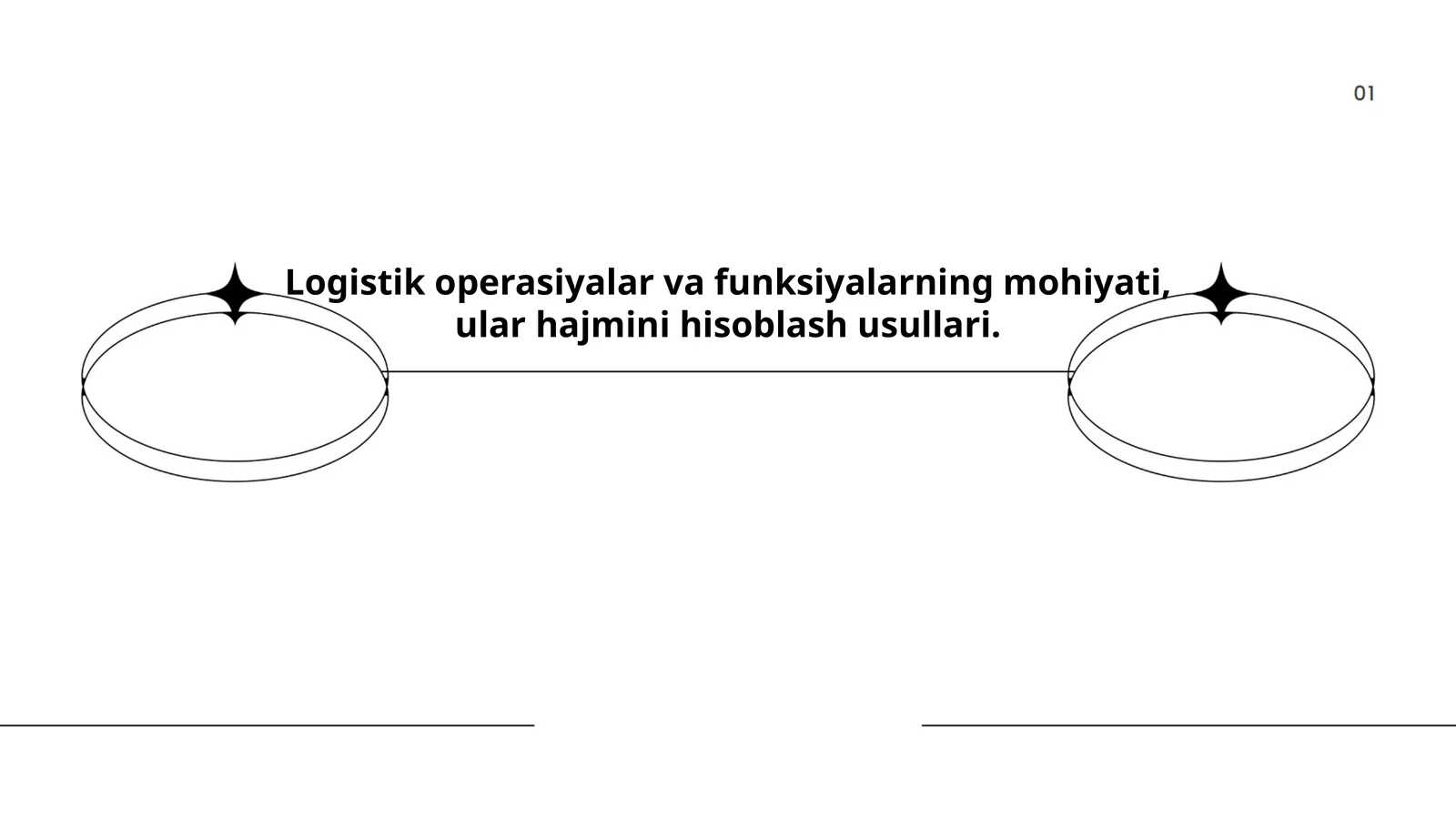 Logistik operasiyalar va funksiyalarning mohiyati, ular hajmini hisoblash usullari