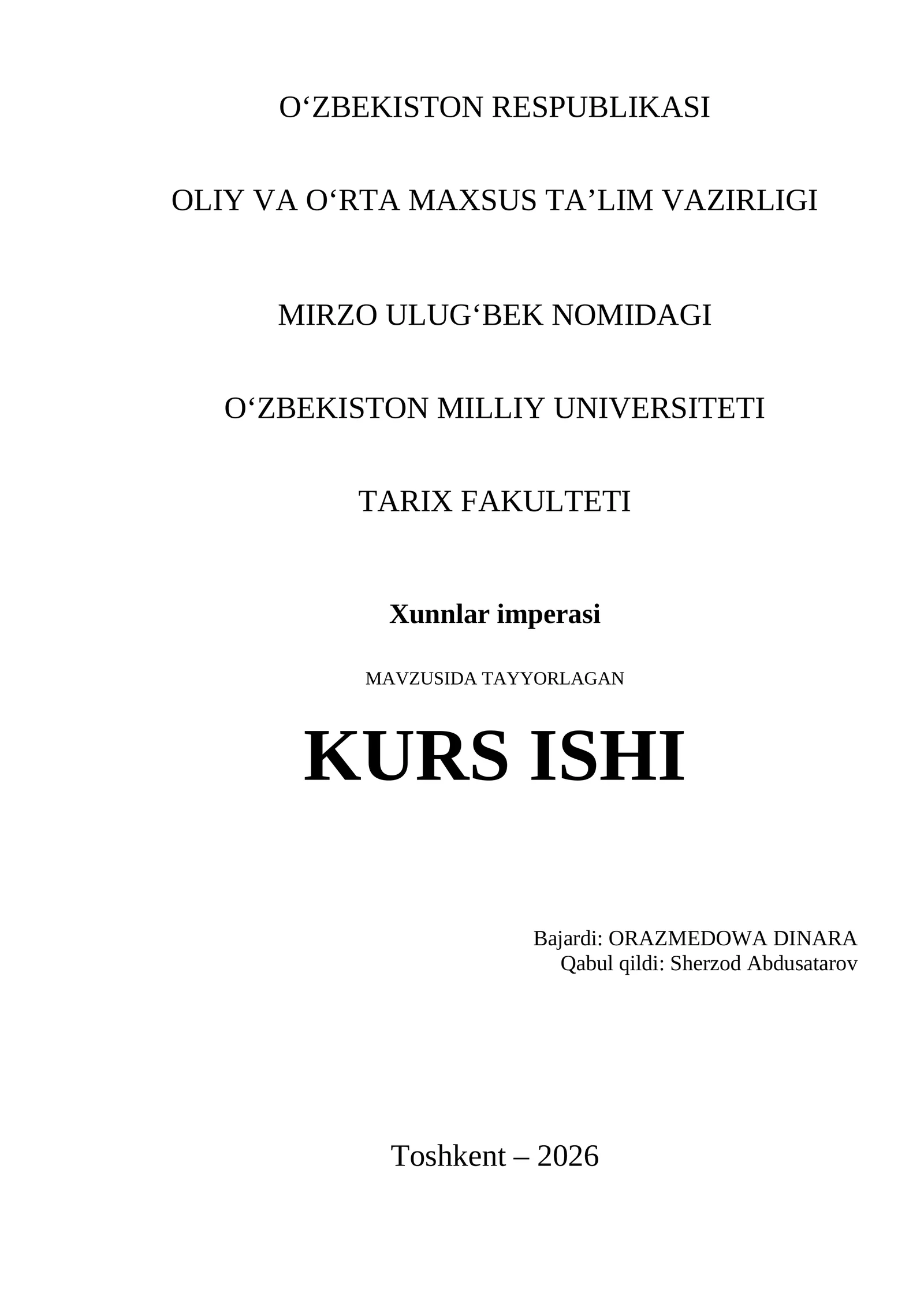 Xunnlar imperasi