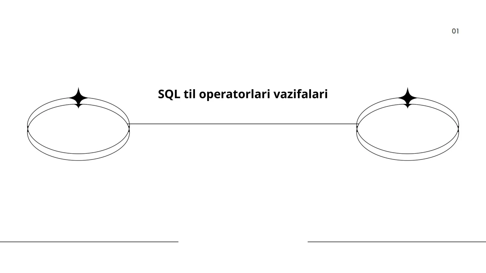 SQL til operatorlari vazifalari