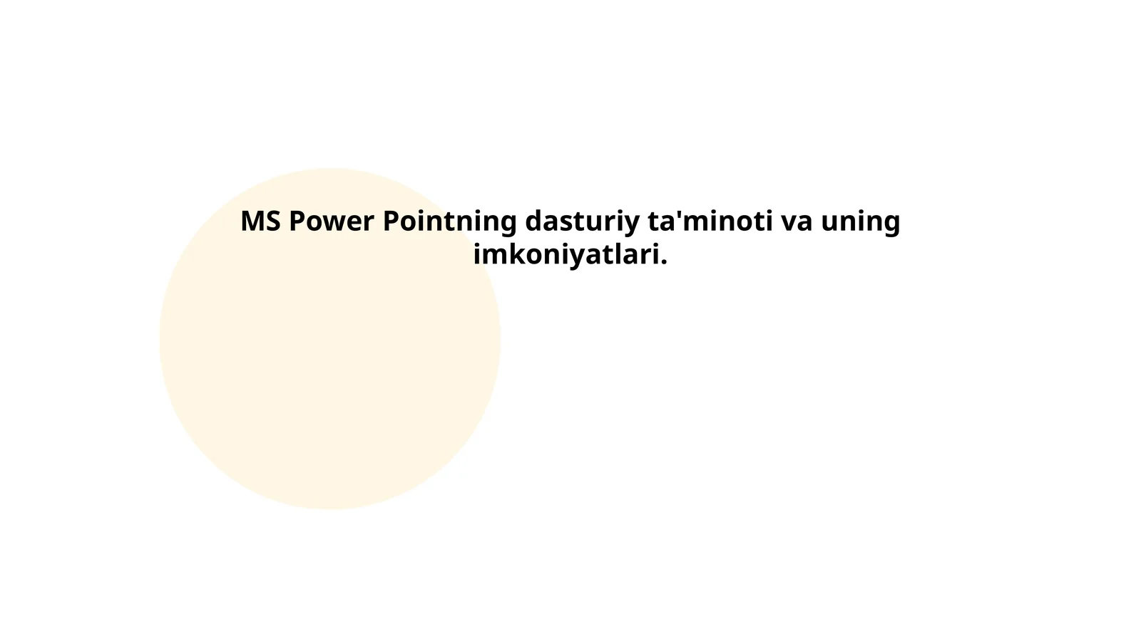Microsoft PowerPoint