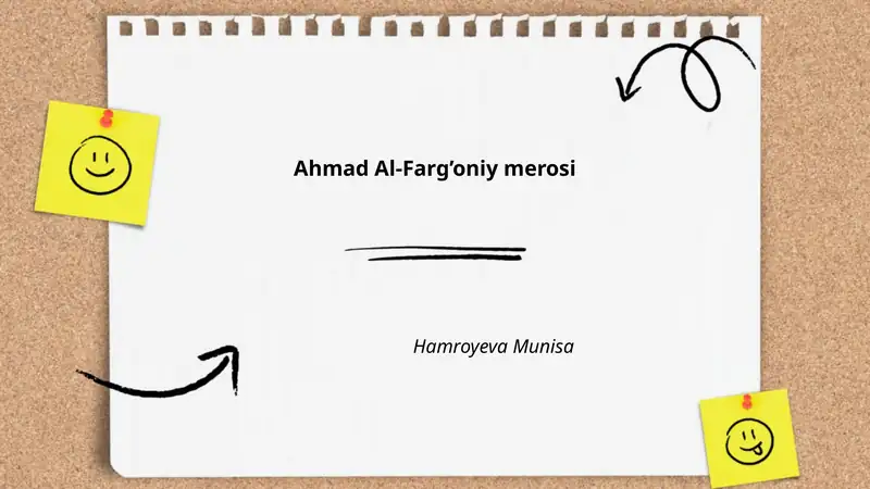 Ahmad Al-Farg’oniy merosi