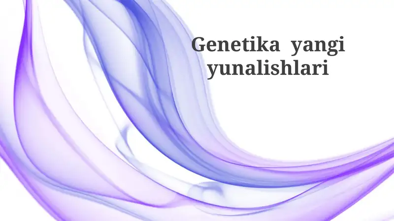 Genetikayangiyunalishlari