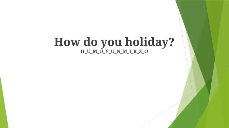 Holiday Spending Habits