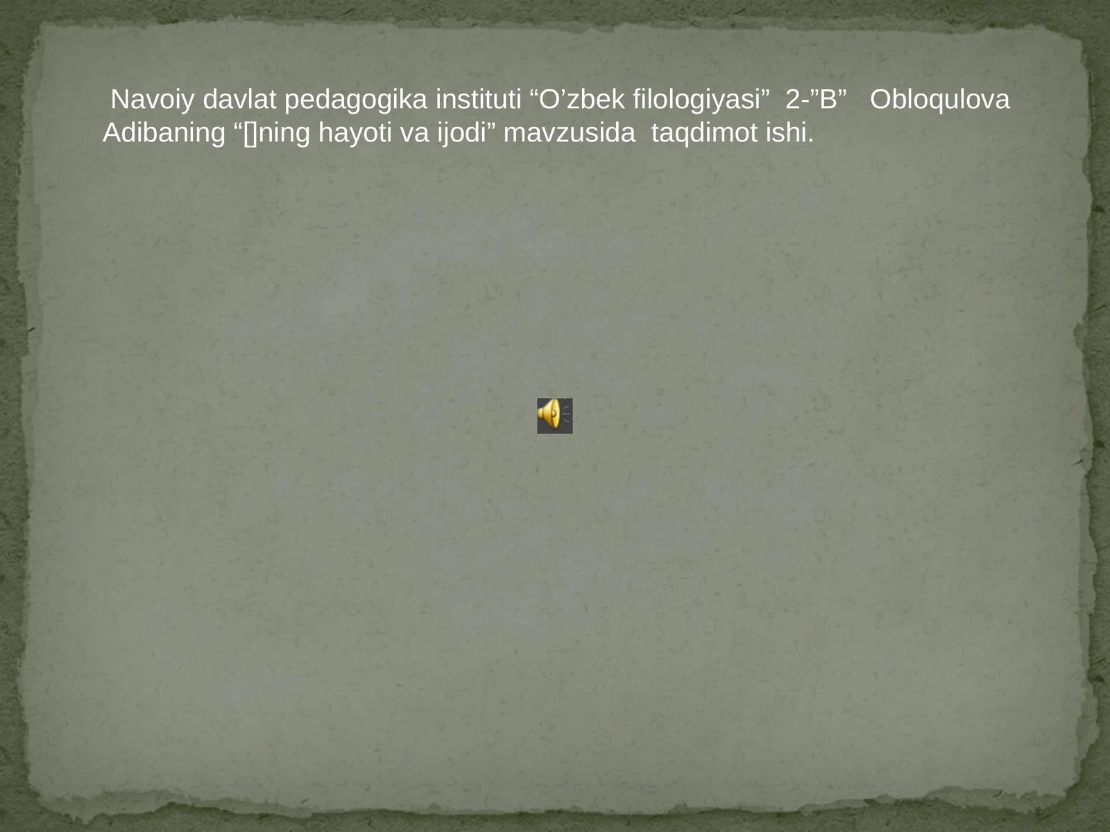 ABDULLA ORIPOV HAYOTI VA IJODI