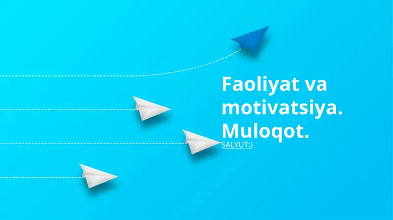 Muloqot: Ko'priklar qurish va harakatlarni kuchaytirish