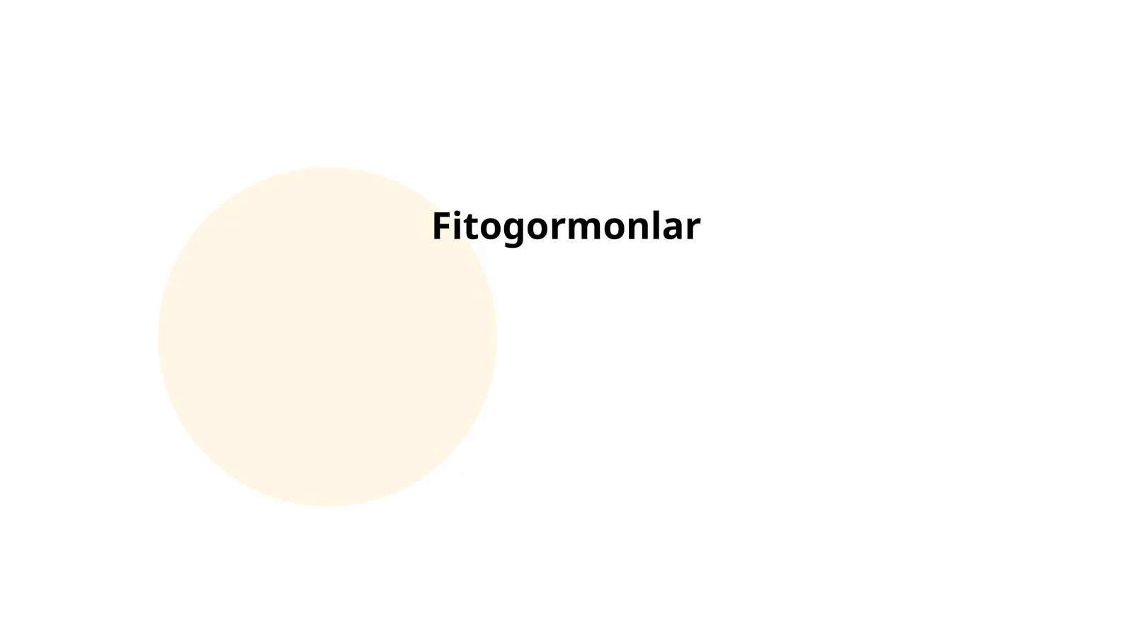 Fitogormonlar