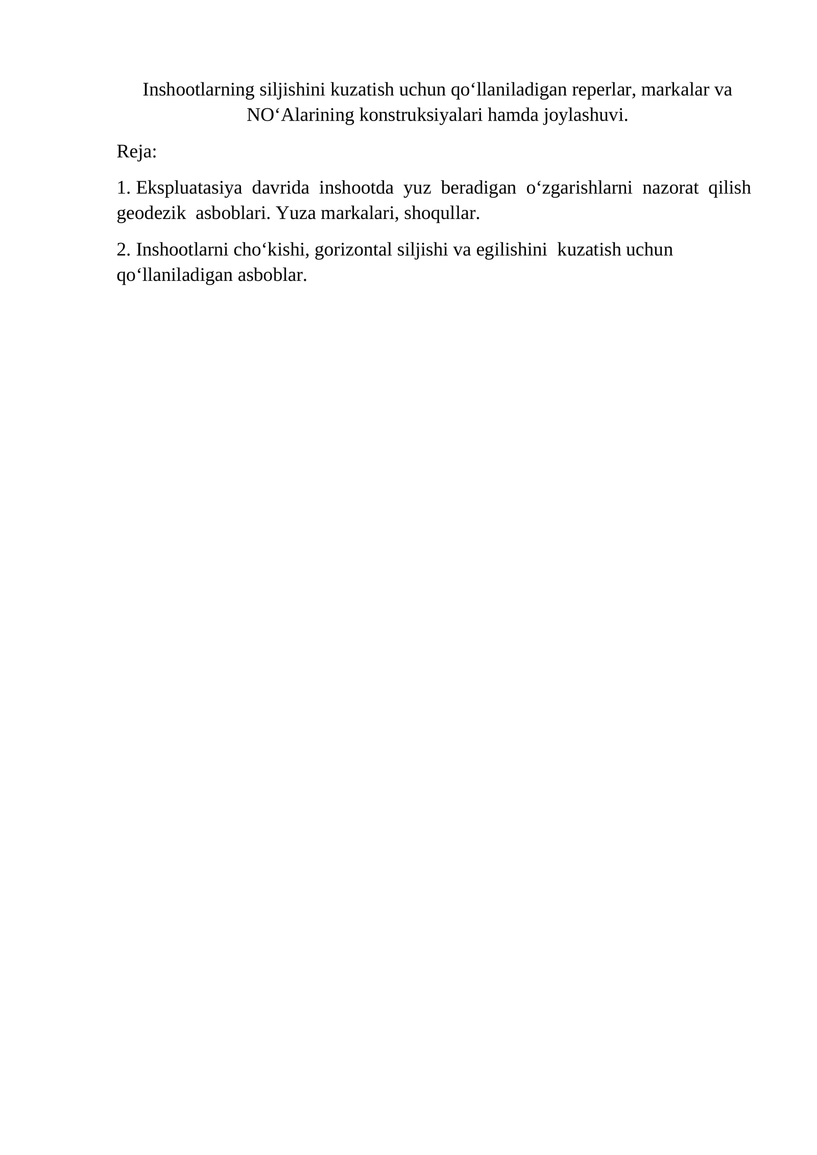 Gidrotexnika inshootlaridan foydalanish