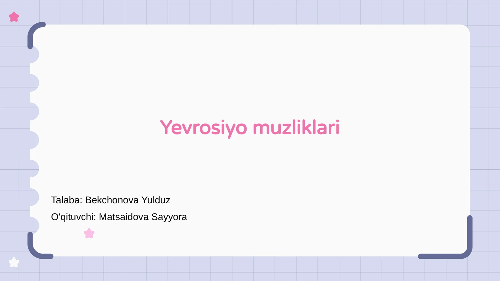 Yevrosiyo muzliklari