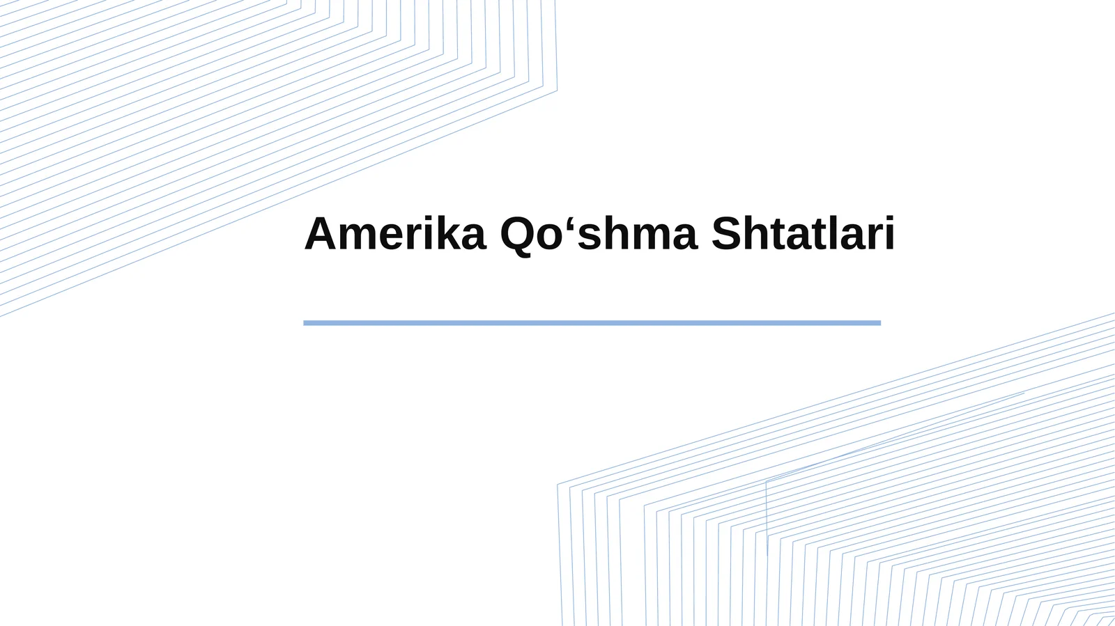 Amerika Qo‘shma Shtatlari