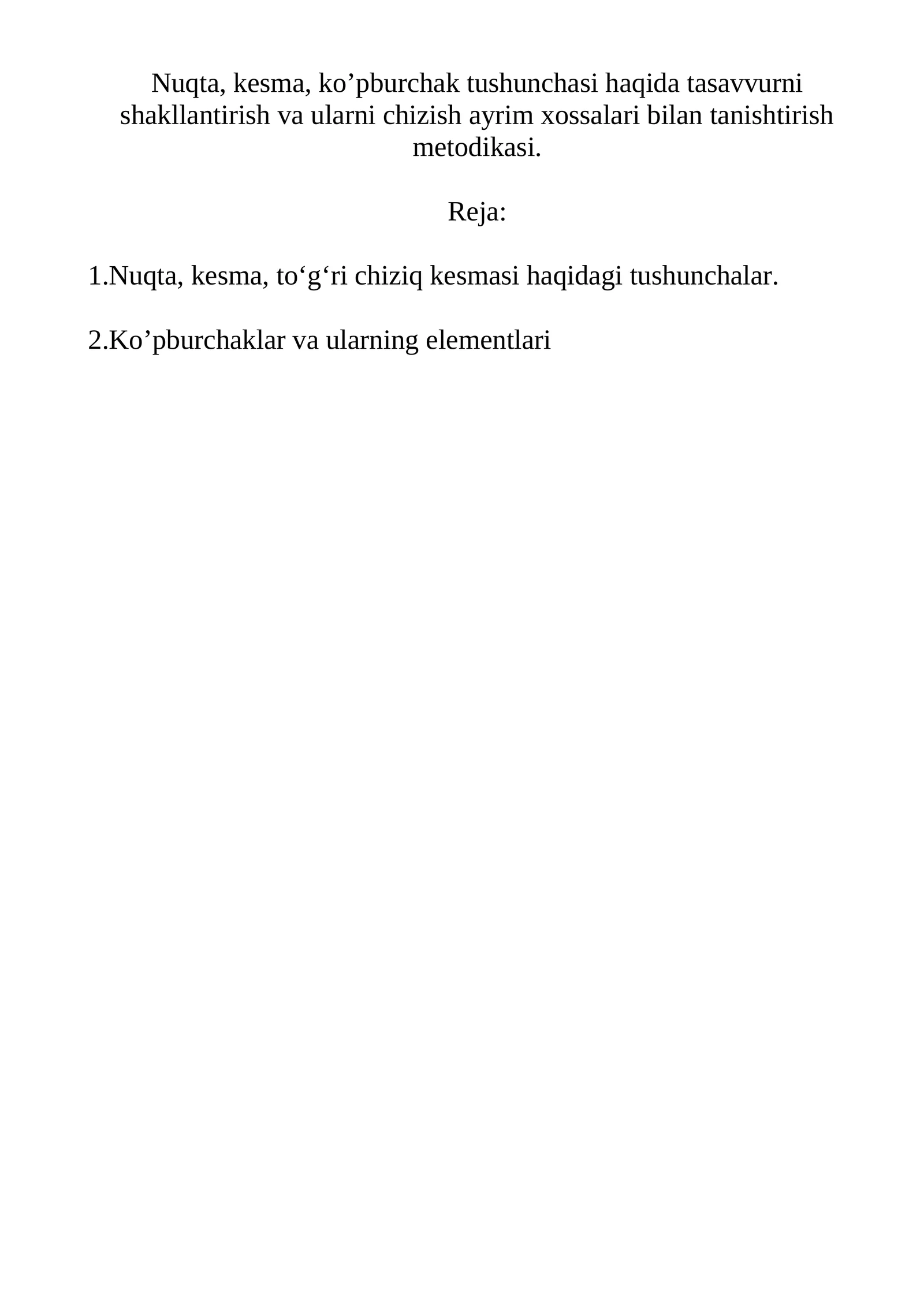 Geometrik Materiallar