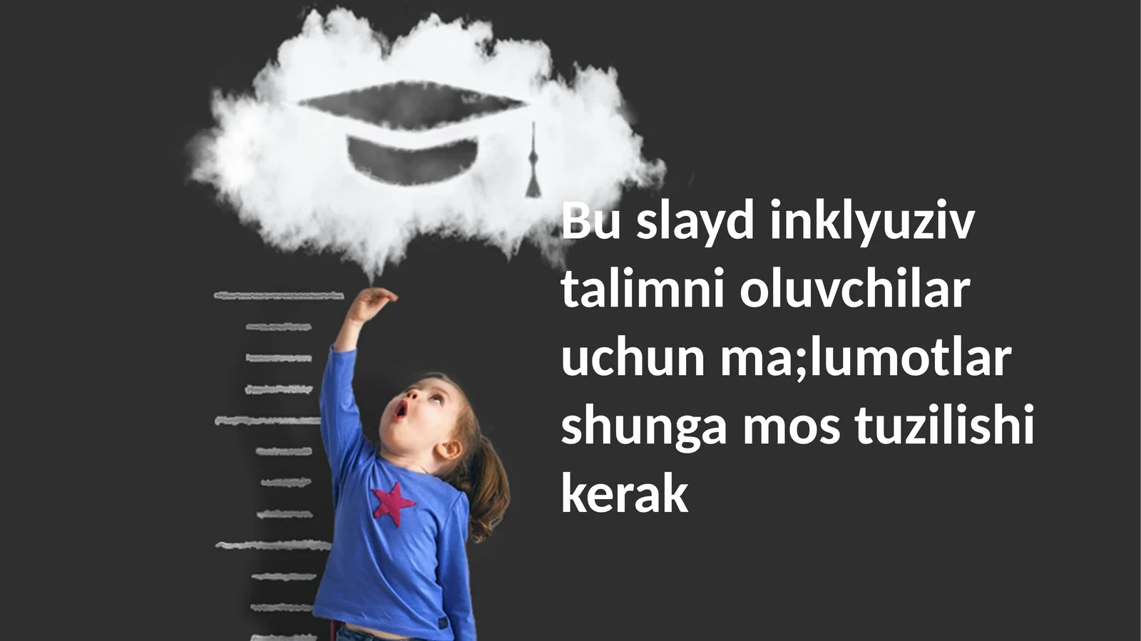 Inklusiv taʼlimda slaydlarni loyihalash tamoyillari