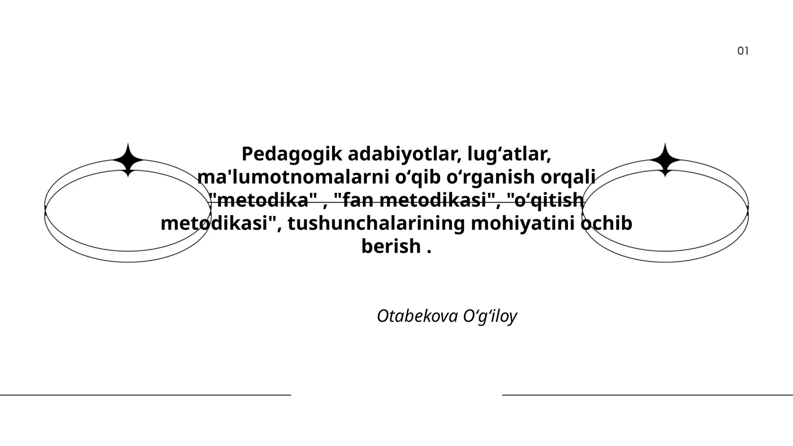 Pedagogik adabiyotlar va ma'lumotnomalar