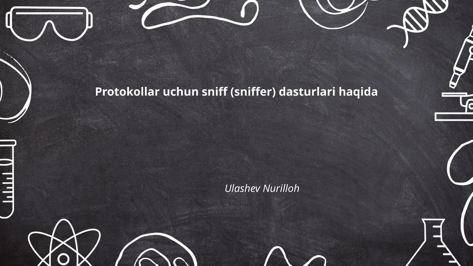 Protokollar uchun sniff (sniffer) dasturlari haqida