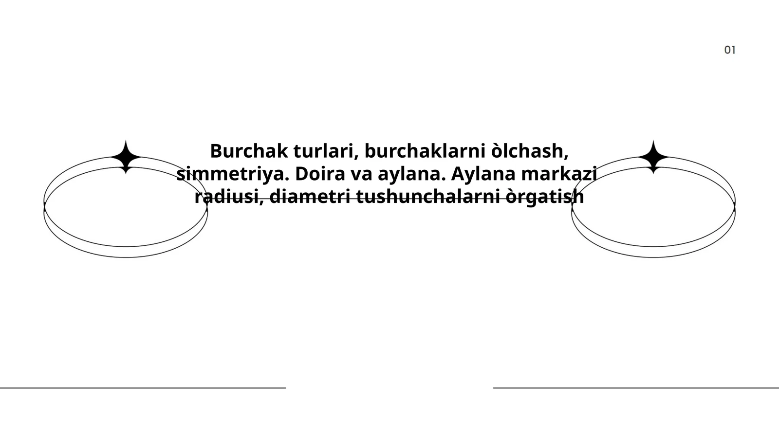 Burchak turlari