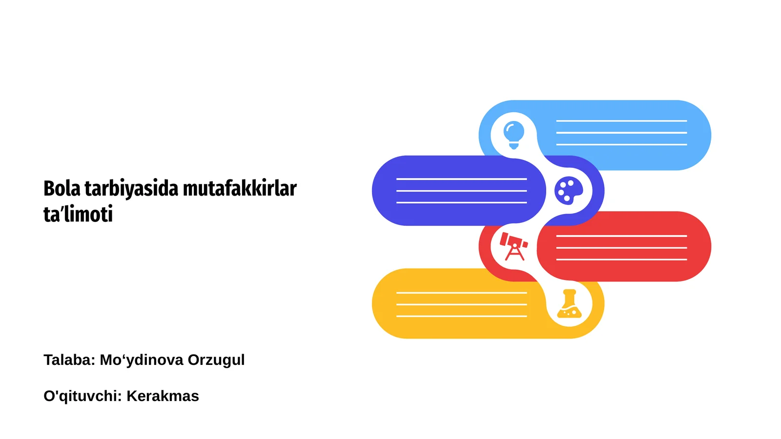 Bola tarbiyasida mutafakkirlar taʼlimoti
