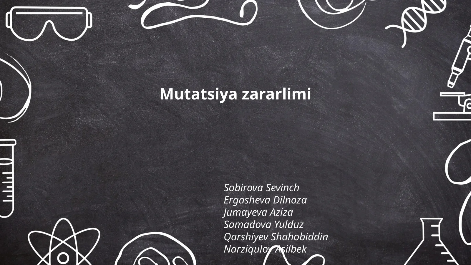 Mutatsiya zararlimi