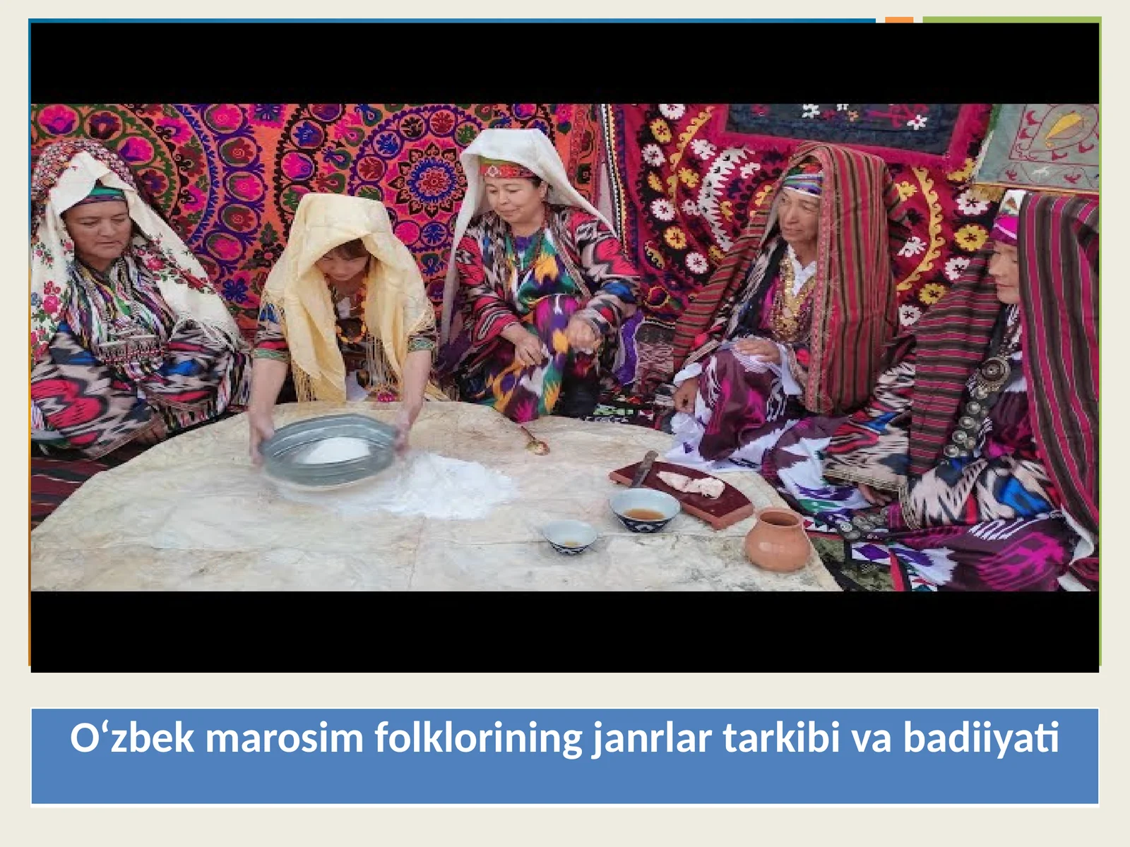 O‘zbek marosim folklori