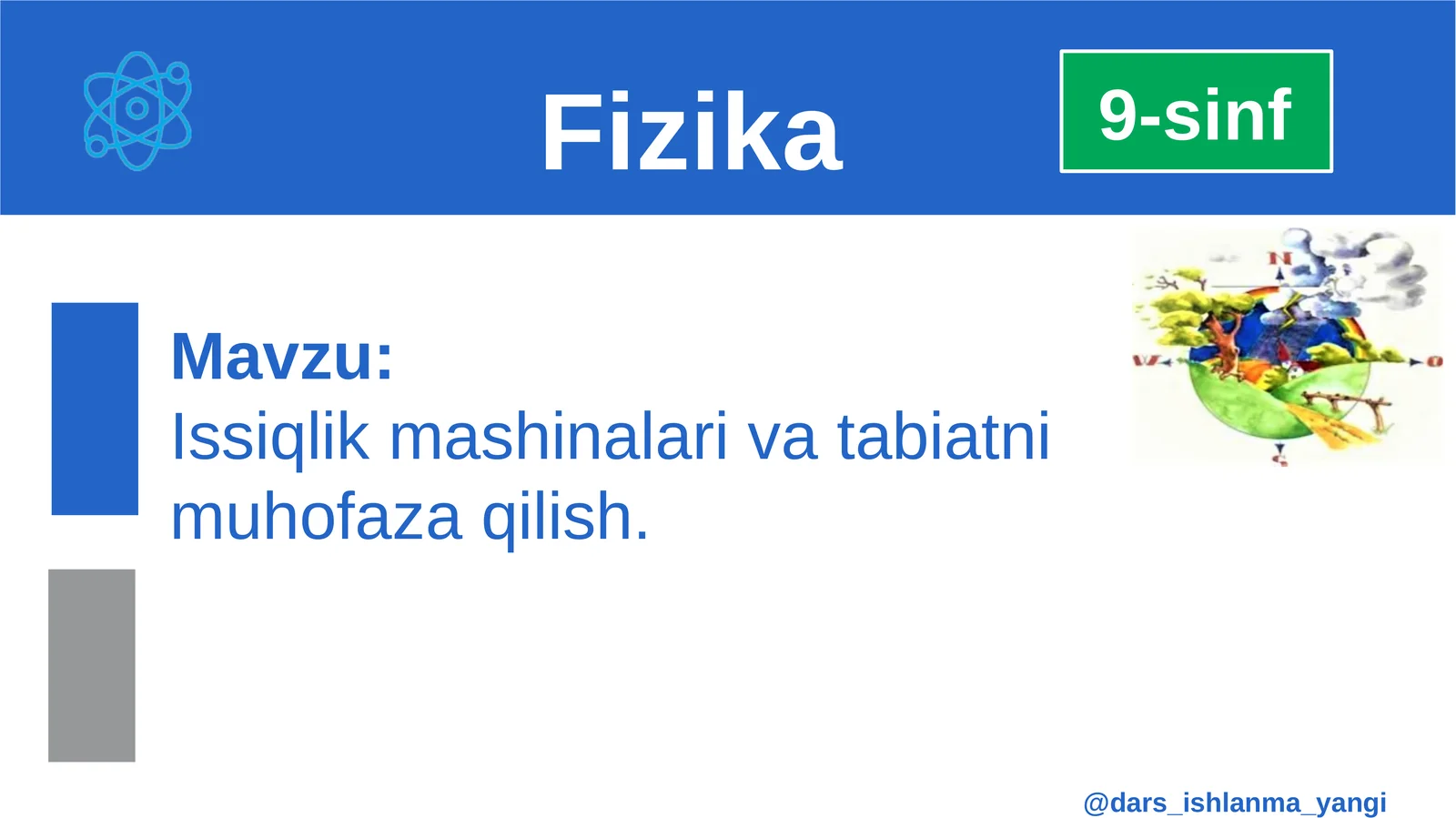 Issiqlik mashinalari va tabiatni muhofaza qilish