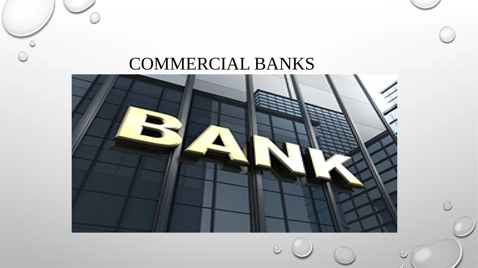 Commercial banks