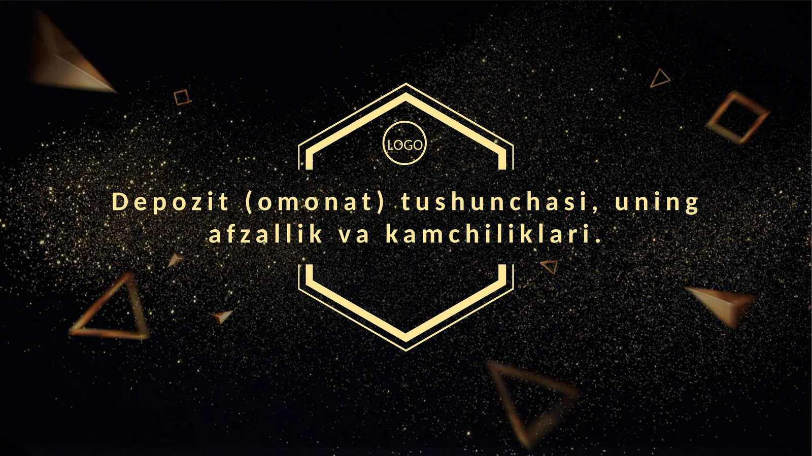 Omonat - bu pul mablag‘larini bankka ma'lum bir muddatga foizlarga yoki foizsiz joylashtirish talab qilib olinguncha omonatlar