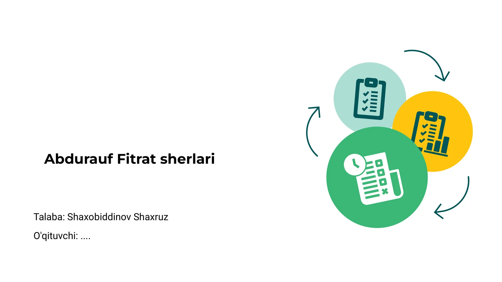 Abdurauf Fitrat sherlari