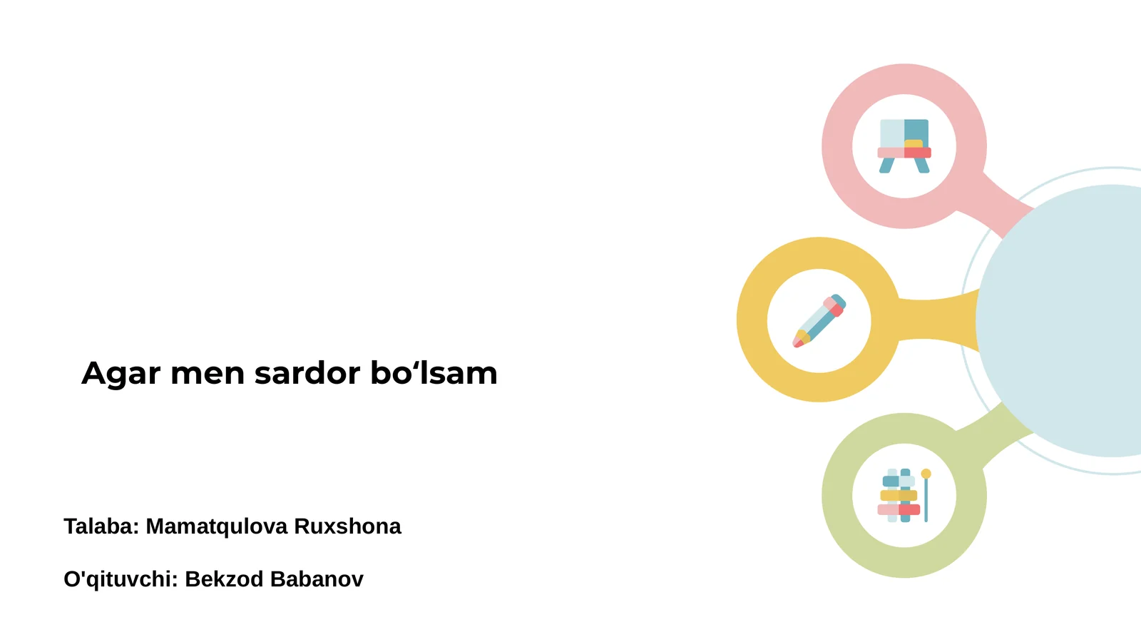 Agar men sardor bo‘lsam