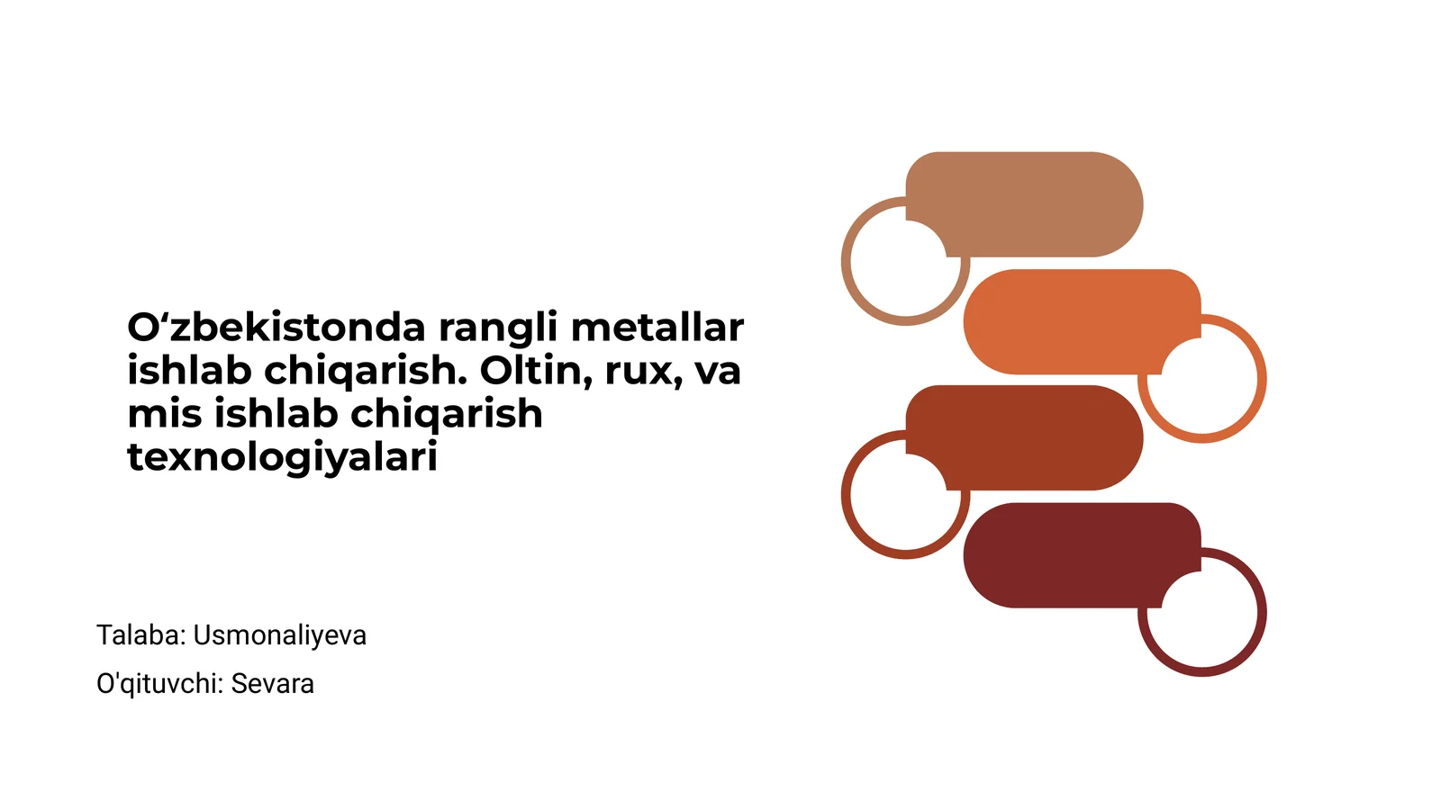 Oʻzbekistonda rangli metallar ishlab chiqarish