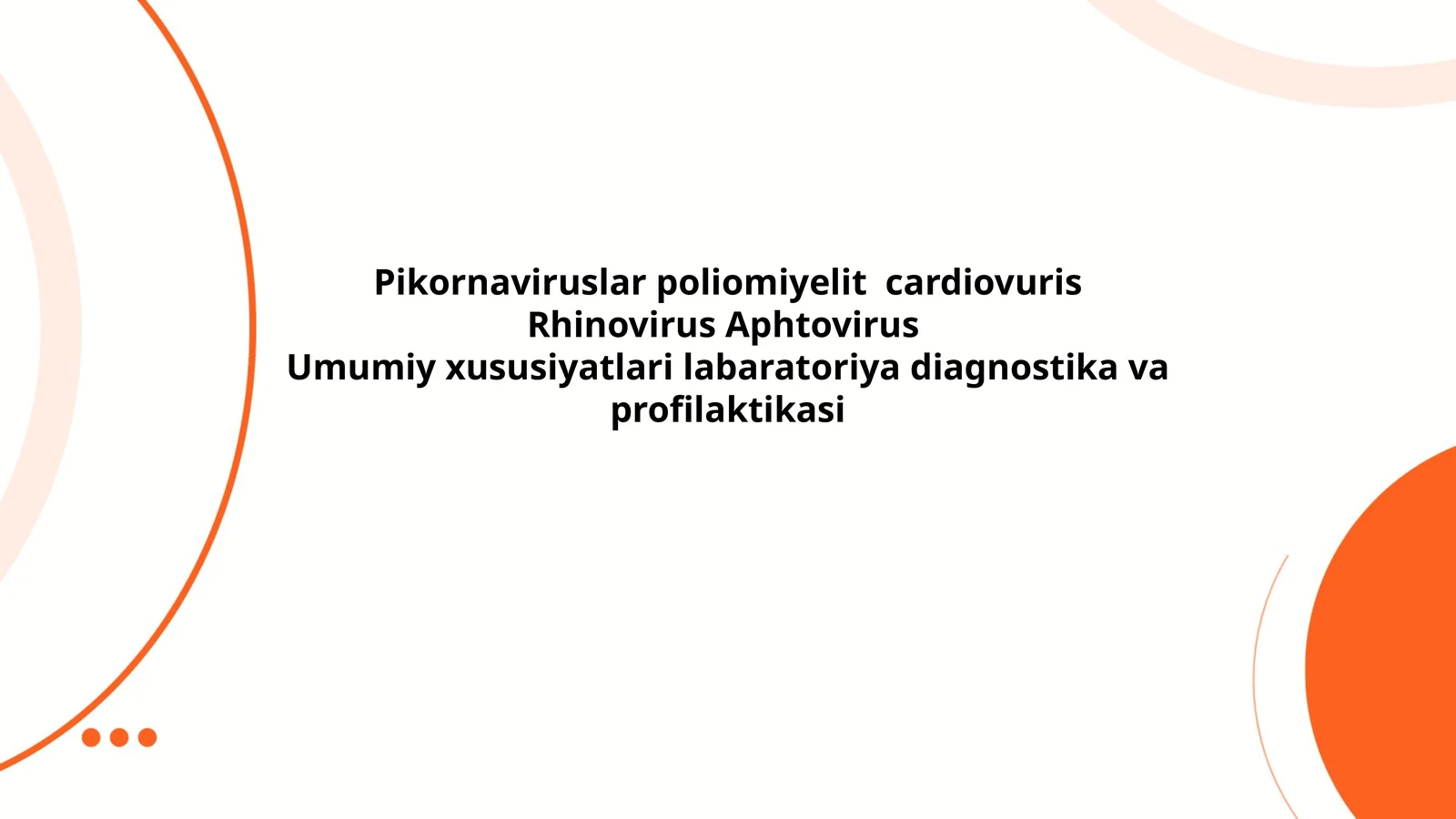 Pikornaviruslar poliomiyelit cardiovuris Rhinovirus Aphtovirus
