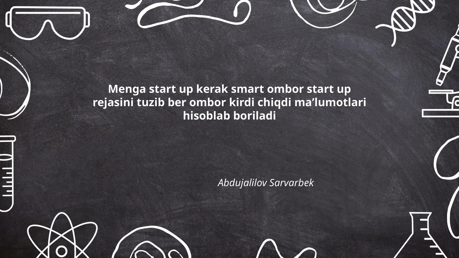 Smart ombor start up reja