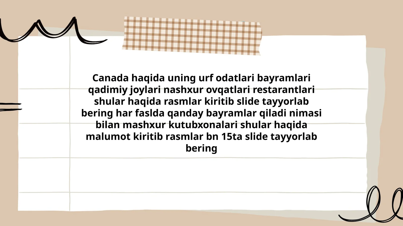 Canada bayramlari va bayramlari